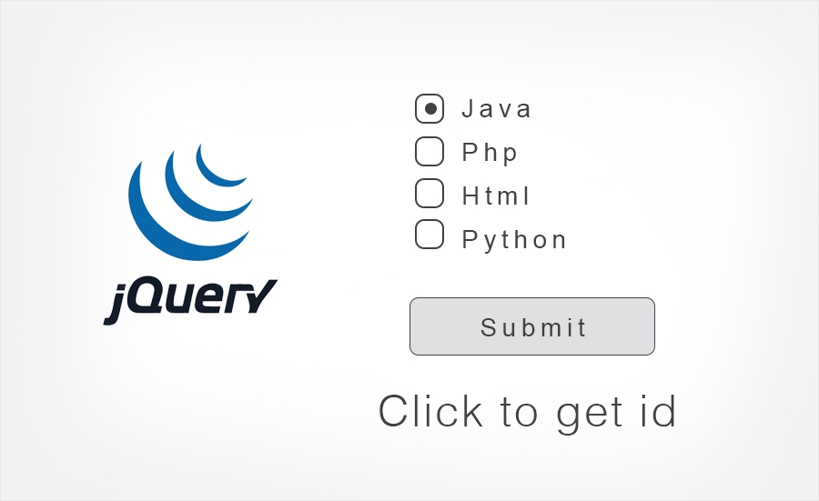 how to get selected if using jquery